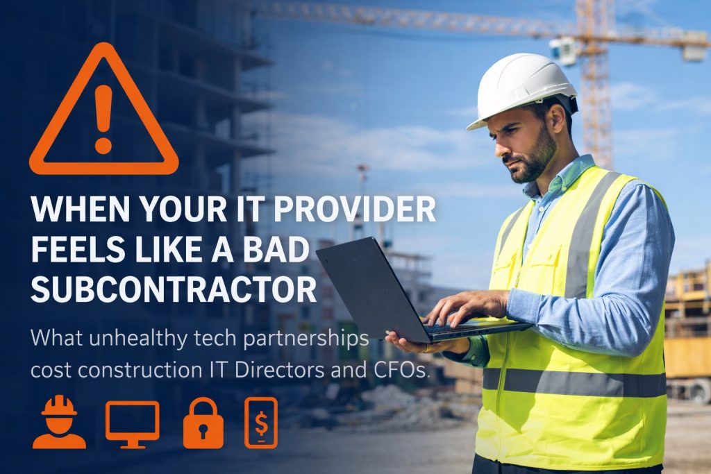 When Your IT Provider Feels Like a Bad Subcontractor