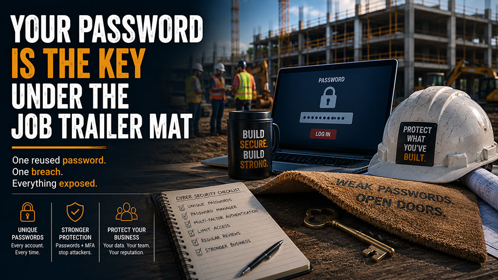 Your Password Is the Key Under the Job Trailer Mat